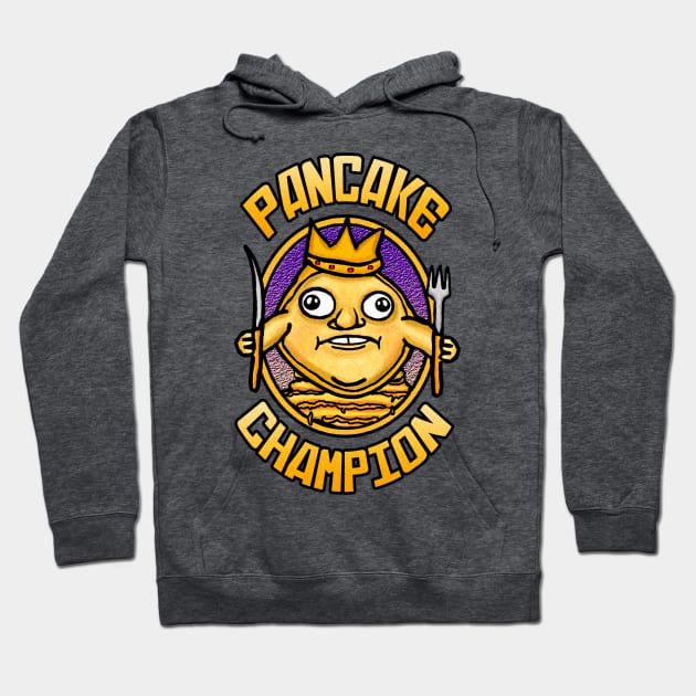 PANCAKE CHAMPION Hoodie by BEAVERNIGHT